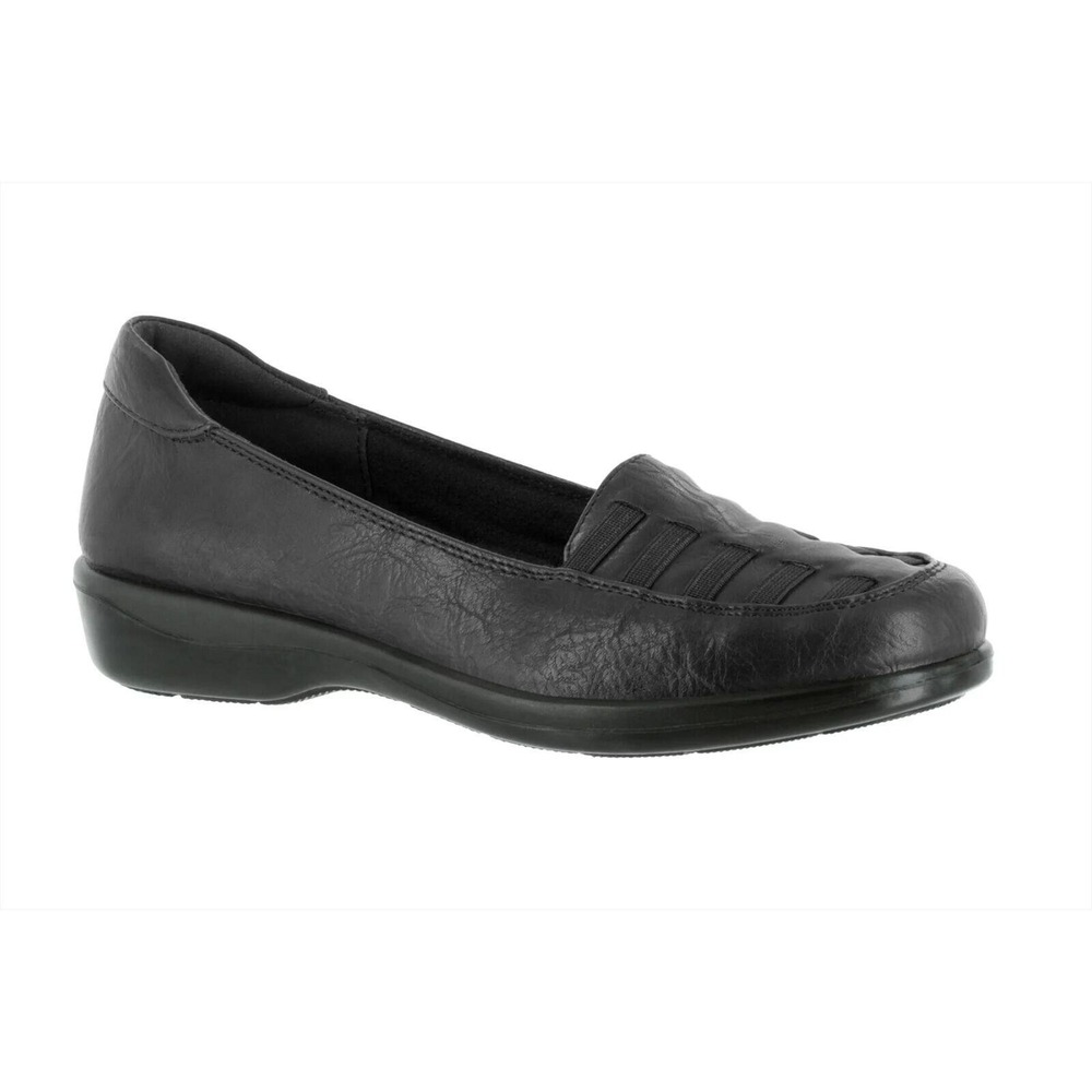 Easy Street Genesis Women's‎ Comfort Slip-On Shoes Black Burnis Size 10 N
